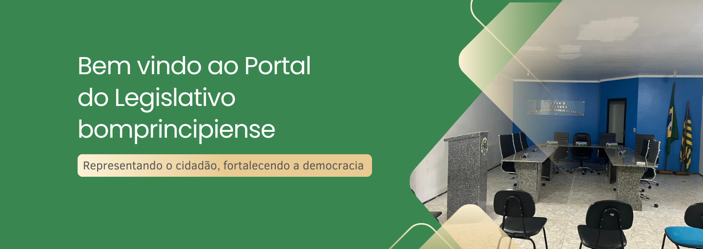 Banner Câmara de Bom Princípio do Piauí